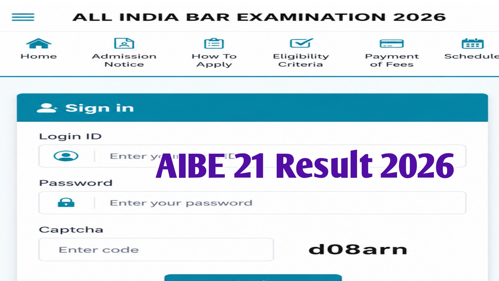 AIBE 21 Result 2026 (Out Soon): View Scorecard